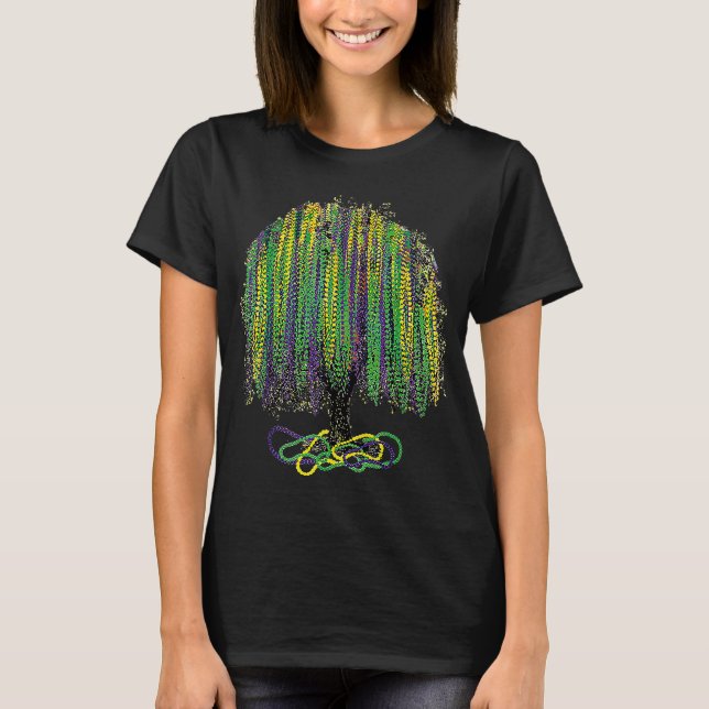 Camiseta Mardi Gras Tree Beads New Orleans 2023 (Anverso)
