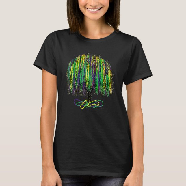 Camiseta Mardi Gras Tree Beads New Orleans 2023 (Anverso)