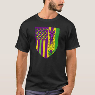 Camiseta Mardi Gras USA American Flag Crawfish