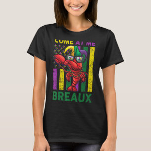 Camiseta Mardi Gras Ven A Mí Breaux Crawfish Dab Kids Tod