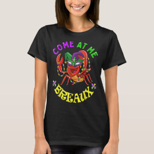 Camiseta Mardi Gras Ven A Mí Breaux Crawfish Niños Pequeños