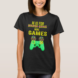 Camiseta Mardi Gras Video Game Controller Awesome Boys Cost