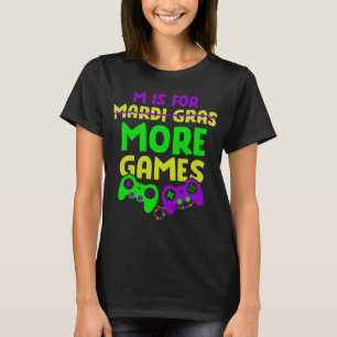 Camiseta Mardi Gras Video Game Controller Awesome Boys Cost