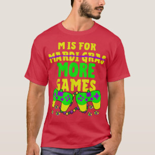 Camiseta Mardi Gras Video Game Controller Awesome Boys Cost