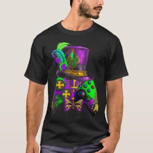 Camiseta Mardi Gras Video Game Controller E sport para niño