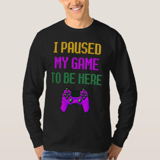 Camiseta Mardi Gras Video Game Controller for Gaming and Ga