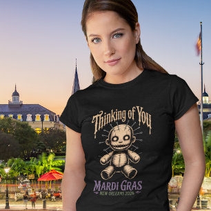 Camiseta Mardi Gras Voodoo Thinking of You