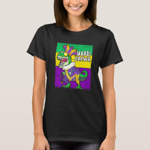 Camiseta Mardi Grawr Dinosaur Mardi Gras T Rex Dino Boys to