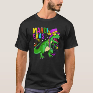 Camiseta Mardi Grawr Rex Teen Girls Kids Boys Mardi Gras Co