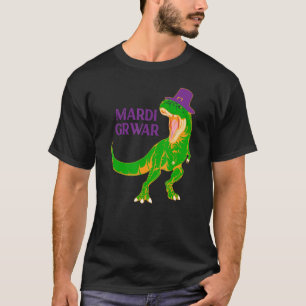 Camiseta Mardi Grawr T Rex Dinosaur Bebe Costume Para La Ba