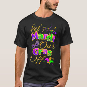 Camiseta Mardi Our Gras Off Cute Festival Outfit Cos