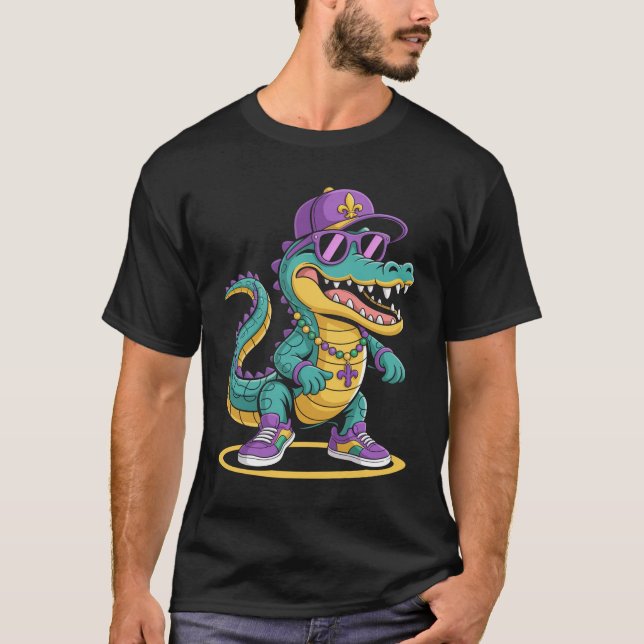 Camiseta Mardigator Mardi Gras (Anverso)