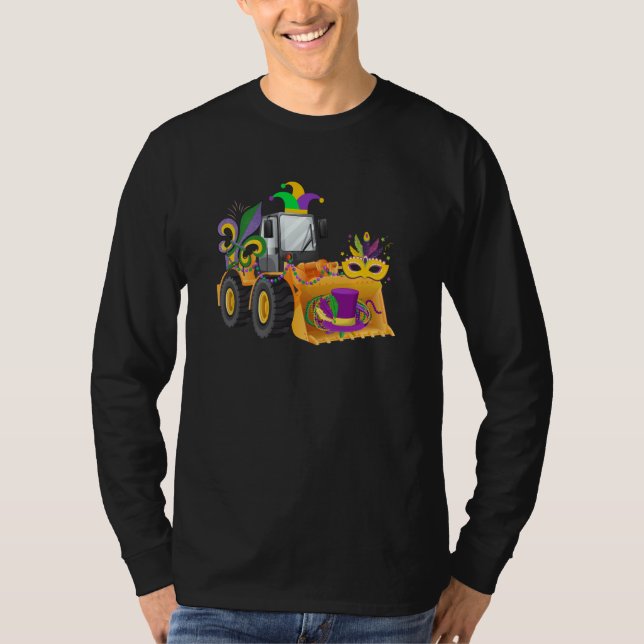 Camiseta Mardy Gras Construction Celebrations Fat Tuesday P (Anverso)