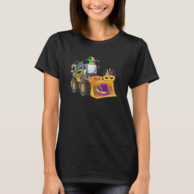 Camiseta Mardy Gras Construction Celebrations Fat Tuesday P (Anverso)