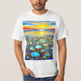 Camiseta Marea baja al atardecer