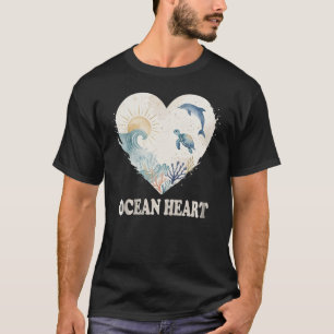 Camiseta Marea de Corazón de Coral