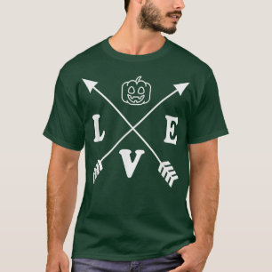 Camiseta Marea de flecha de Halloween con estilo Minimalist
