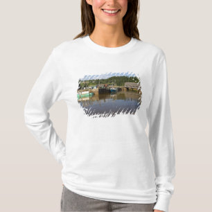 Camiseta Marea media en la Bahía de Fundy en St. Martins, N