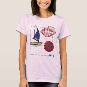 Camiseta Marea Náutica y Tomate Personalizados