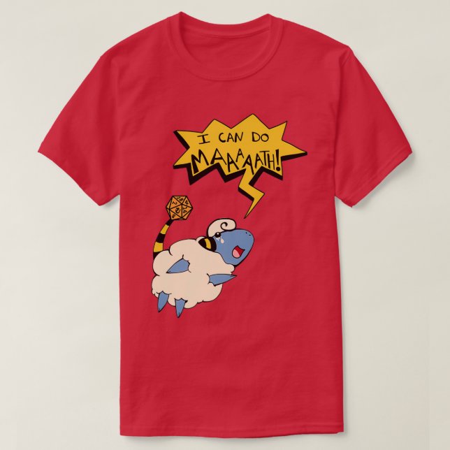 Camiseta Mareep Math (Diseño del anverso)