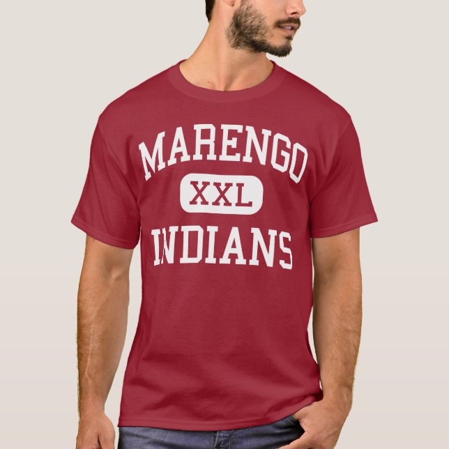 Camiseta Marengo - indios - High School secundaria - (Anverso)