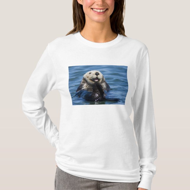 Camiseta Mares de California (Otter Enhydra lutris) (Anverso)