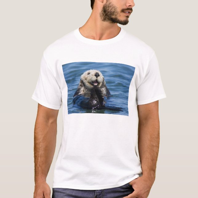 Camiseta Mares de California (Otter Enhydra lutris) (Anverso)