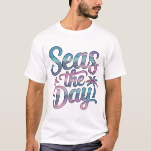 Camiseta Mares Día Verano Océano Navegación en barco