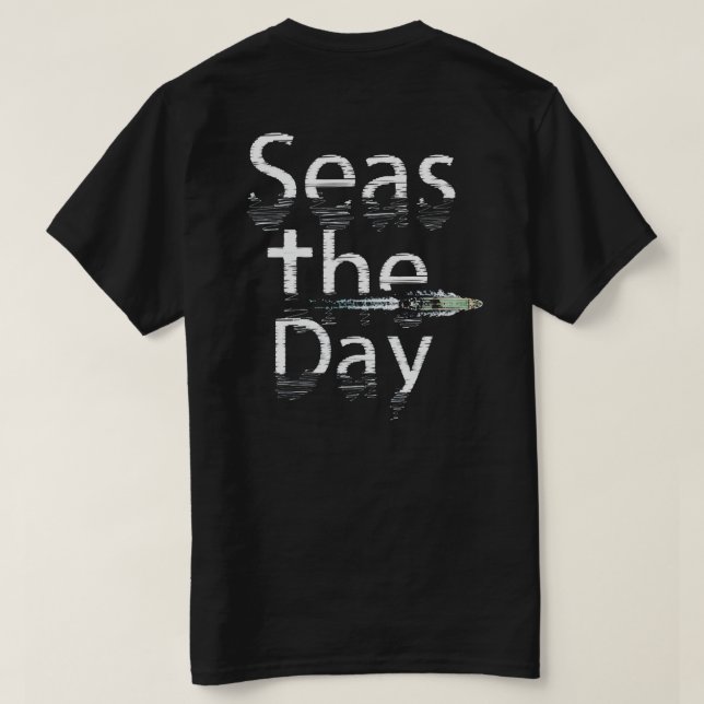 Camiseta Mares El Día (Diseño Blanco) (Reverso del diseño)
