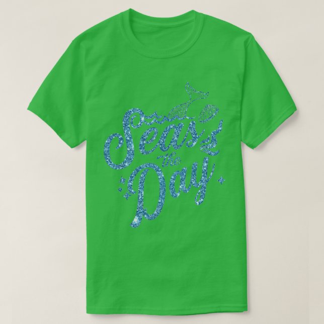 Camiseta Mares El Día En Que La Sirena Azul Funny Chicas De (Diseño del anverso)