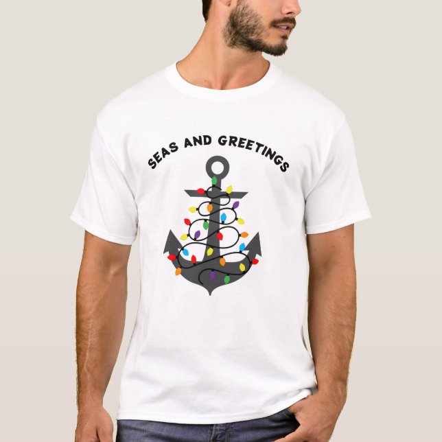 Camiseta Mares y saludos náuticos (Anverso)