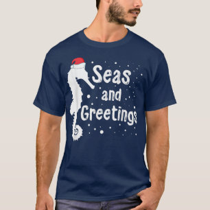 Camiseta Mares Y Saludos Santa Amantes Feliz Navidad Matchi