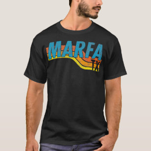 Camiseta Marfa Texas Vintage 70s 80s Hombres estilo retro M