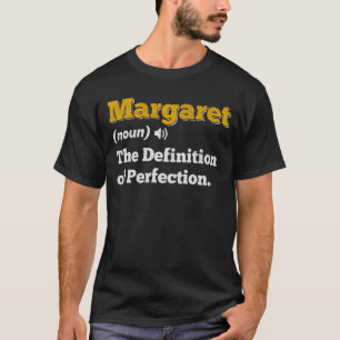 Camiseta Margaret Gift Nombre Personalizado de Cumpleaños D