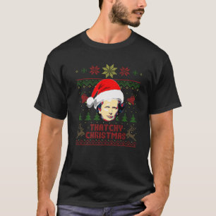 Camiseta Margaret Thatcher Thatchy Navidades Funny Christma