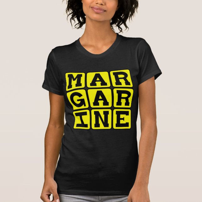 Camiseta Margarina, extensión mantecosa (Anverso)