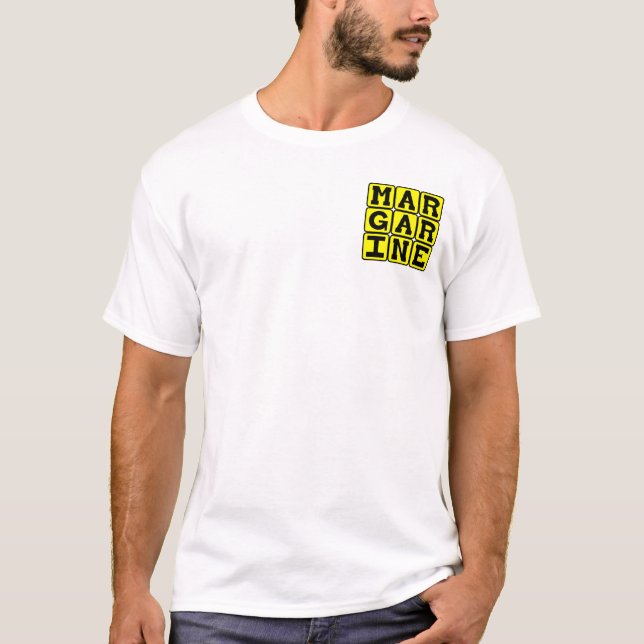 Camiseta Margarina, Untable de Mantequilla (Anverso)