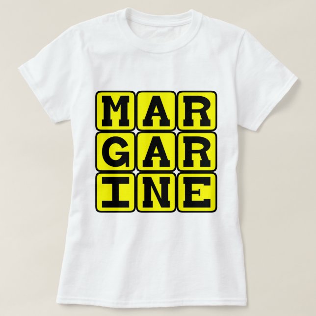 Camiseta Margarina, Untable de Mantequilla (Diseño del anverso)