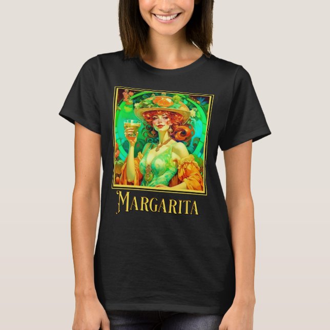 Camiseta Margarita Art Nouveau (Anverso)