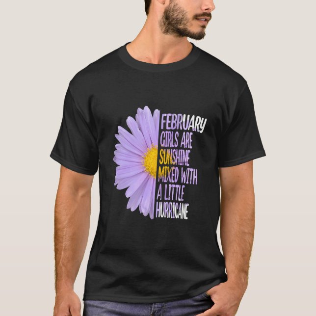 Camiseta Margarita Aster de Febrero (Anverso)