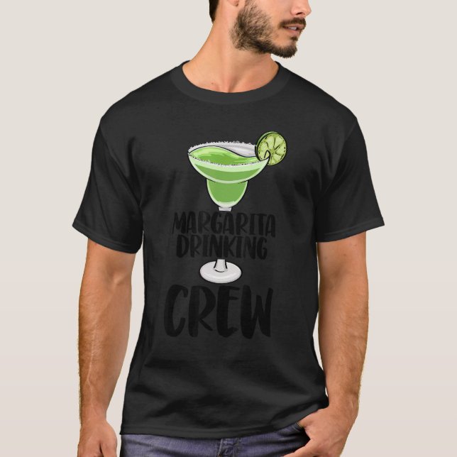 Camiseta Margarita Bebe Crew Men Coctail Fiesta Love (Anverso)