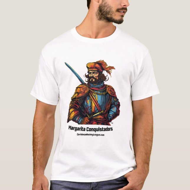 Camiseta Margarita conquistadora del hockey caribeño (Anverso)