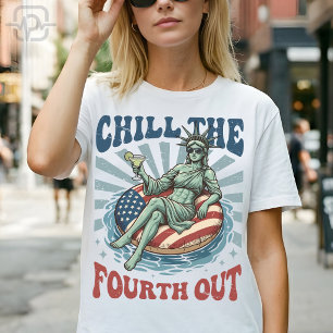 Camiseta Margarita de la Estatua de la Libertad Relajante d