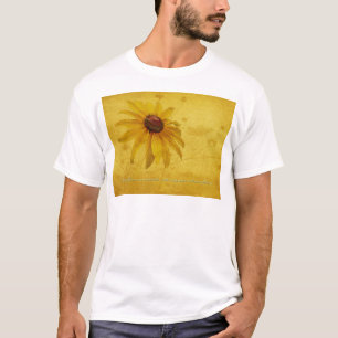 Camiseta Margarita de Ojos Negros Flor Silvestre y Cita
