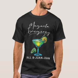 Camiseta Margarita Emergencia Mexicana Fiesta Funny Cinco D