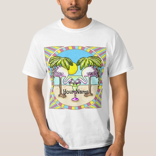 Camiseta Margarita Flamingo (Anverso)