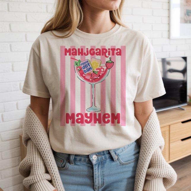 Camiseta Margarita Fresa Mahjong (Subido por el creador)