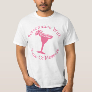 Camiseta Margarita rosada PERSONALIZADA