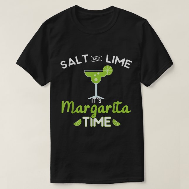 Camiseta Margarita Salt & Lime es la hora de Margarita (Diseño del anverso)