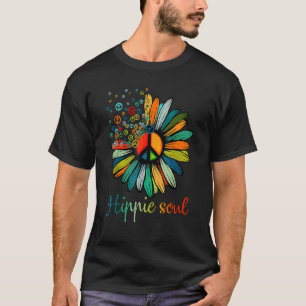 Camiseta Margarita signo de paz alma hippie flor 1